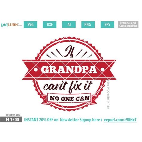 if grandpa can t fix it no one can svg funlurn