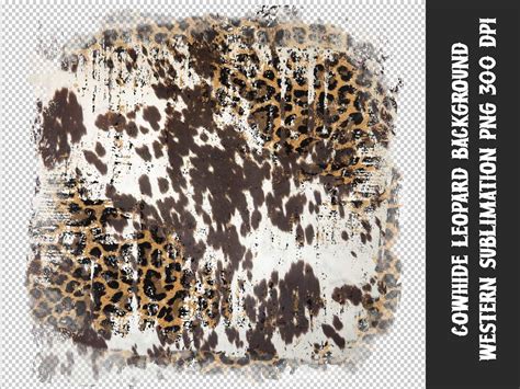 Cowhide Leopard Background Sublimation Graphic By Denizdesign