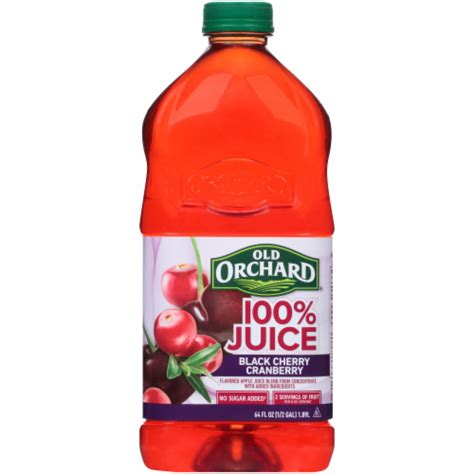 Old Orchard 100 Black Cherry Cranberry Juice 64 Fl Oz Fred Meyer