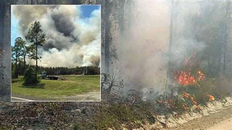 Green Cove Springs Brush Fire 100 Percent Contained Fire Officials Say