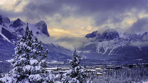 Download Wallpaper 1920x1080 Canada Mountain Alberta Banff National