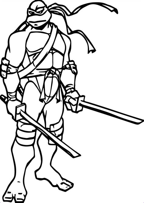 Leonardo Coloring Page Coloring Pages