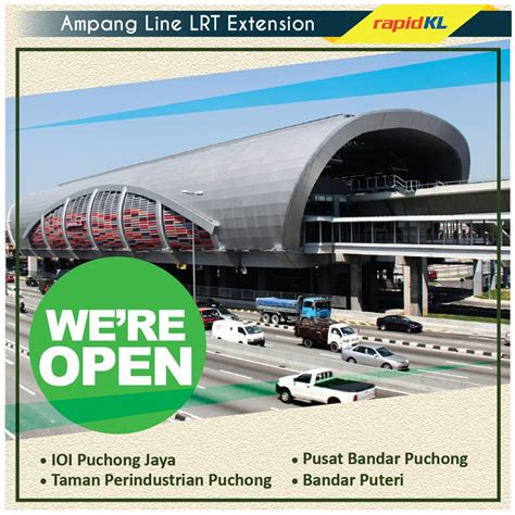 It is operated under the sri petaling line network and is situated between puchong perdana and taman perindustrian puchong station. LRT Bandar Puteri Puchong Kini Dibuka - Budak Bandung Laici