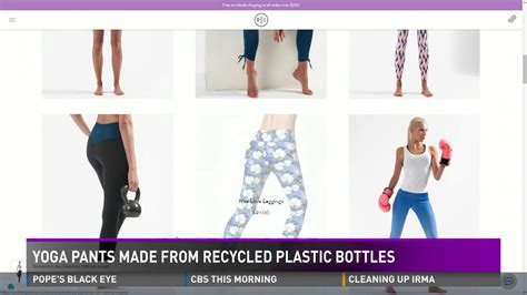 Yoga Pants Made From Recycled Plastic Bottles Youtube