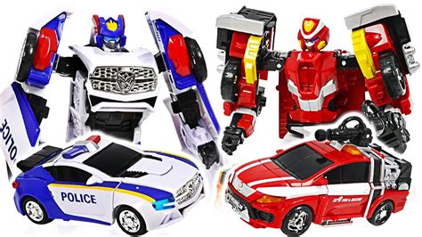 Transformers And Robots Hello Carbot Returns Fron Police X Police Car