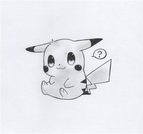 Pikachu Tierno Dibujos Pikachu Drawing Pokemon Drawings Pokemon Sketch