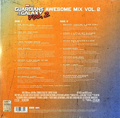 Guardian Of The Galaxy 2 Soundtrack Guardians Of The Galaxy Vol 2