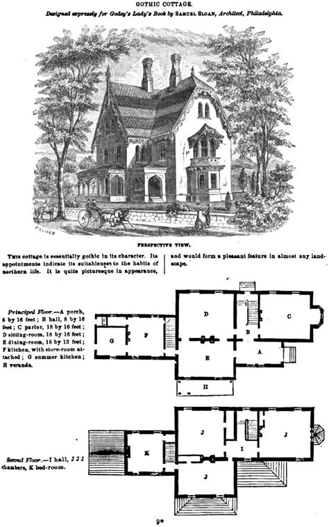 Old Gothic House Plans