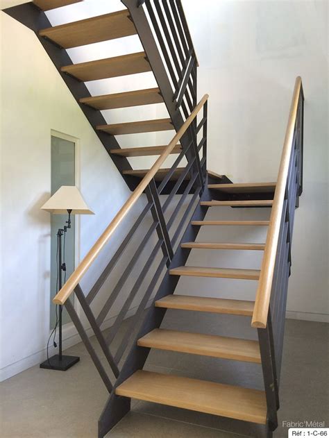 Renov' escaliers / présentation d'une rénovation d'escalier en normandie (habillage escalier bois). Fabrication escalier metal bois, escalier moderne en ...