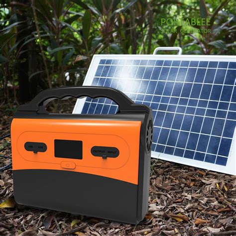 Home Use Ac Inverter Solar Power 220 Volt Portable Generator With