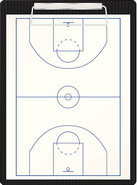 Basketball Court Paper Illustrations Royalty Free Vector Graphics