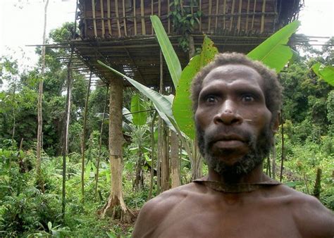 The Korowai People People Living On Trees Pictolic