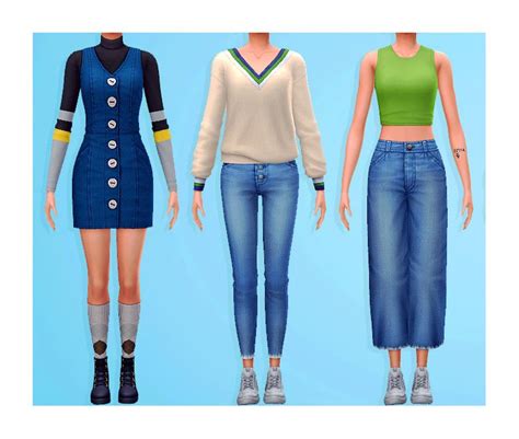 Vanilla Flavor In 2020 Sims 4 Clothing Sims 4 Cas Sims 4 Mm