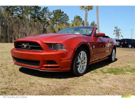 2013 Red Candy Metallic Ford Mustang V6 Premium Convertible 91286147
