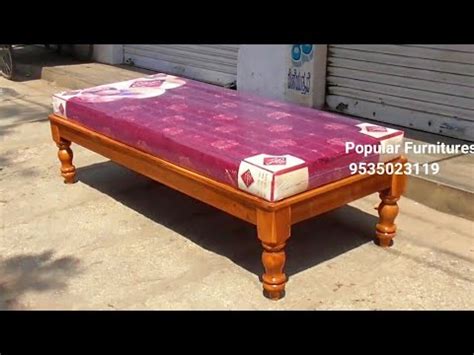 Mbk carving teak wood double bed, size: Wooden Divan Cheap and Best Price in Popular Furnitures ...