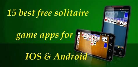And the gaming component itself remains the same. 15 best free solitaire game apps for IOS & Android | Free ...