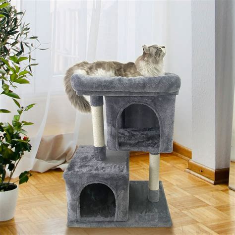 Confote 33 Cat Tree For Large Cats Cat Tower 2 Cozy Plush Condos And