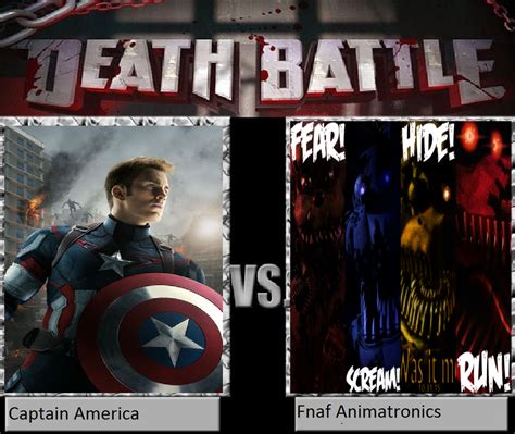Captain America Vs Fnaf Animatronics By Keyblademagicdan On Deviantart