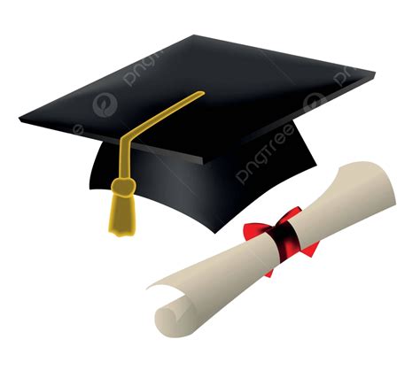 Chapeau De Graduation Et Chapeau De Diplôme Diplôme De Réussite Vecteur