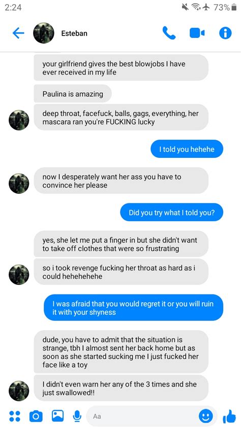 i convinced my girlfriend to give a friend of mine a blowjob she wasn t sure but she owed me