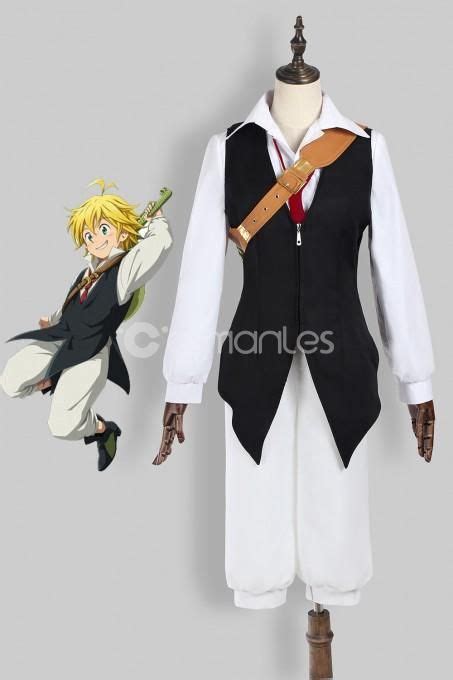 The Seven Deadly Sins Dragons Sin Of Wrath Meliodas Cosplay Costume
