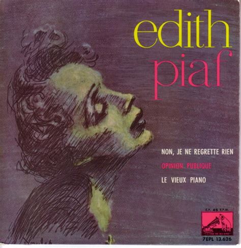 Edith Piaf Non Je Ne Regrette Rien 1961 Vinyl Discogs