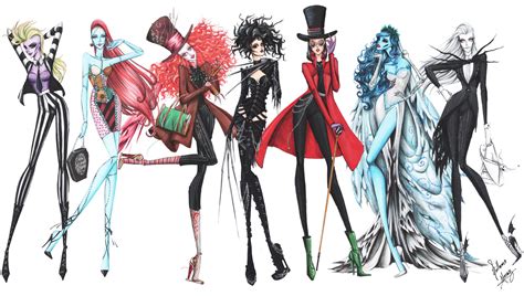 Tim Burton Movie Inspired Fashion Art Series — Geektyrant