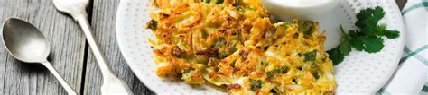 · in a large bowl, whisk together eggs, garlic powder, and salt. Cabbage Hash Brown | Becketts Farm