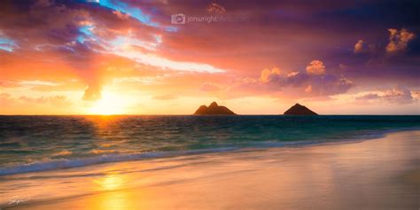 Lanikai Beach Sunrise 2 Oahu Hawaii Jon Wright Photo