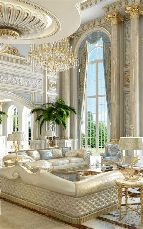 Luxury Living Room With Gold Color´´ Luxury Rooms Luxury Interior