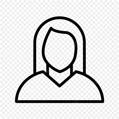Woman Icon Clipart Transparent Background Vector Woman Icon Woman