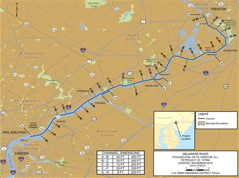 Delaware River Philadelphia To Trenton Philadelphia District Fact