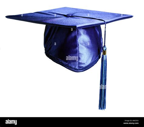 Blue Graduation Cap High Resolution Stock Photography And Images Alamy