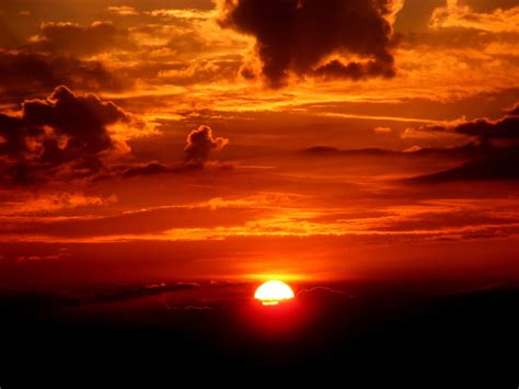 Free Images Sea Horizon Cloud Sun Sunrise Sunset Sunlight Dawn