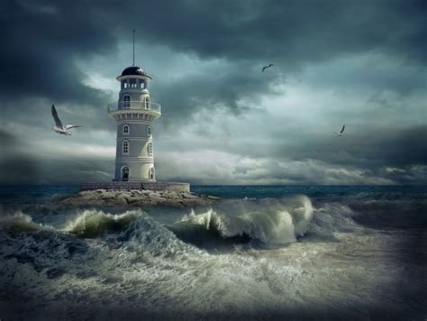 Lighthouse Wallpaper Storm