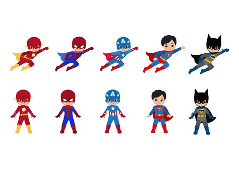 Images For Cute Cartoon Superheroes Super Heros Kid