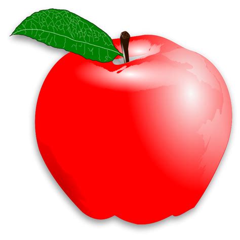 Free Red Apple Clip Art