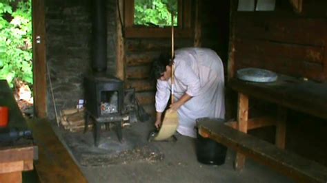 Here i show the best way i've found so far of cleaning 18th century log cabin interiors, which have accumulated 250 years of dust and mouse poop, without res. Log Cabin Cleaning - YouTube