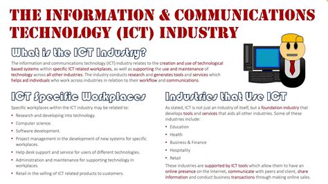 The Information And Communications Technology Ict Industry Youtube