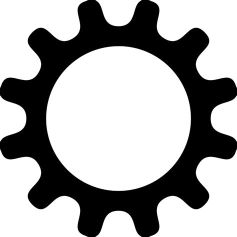 Settings Gear Icon Free Download Transparent Png Creazilla