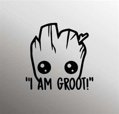 I Am Groot Svg Groot Svg Baby Groot Svg Guardians Of The Etsy