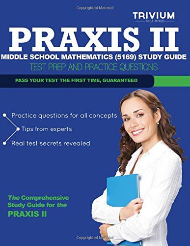 Praxis Ii Middle School Mathematics 5169 Study Guide Test Prep And