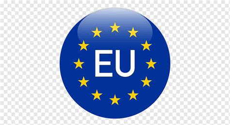 Against the background of blue sky, the stars form a circle, symbolising union. European Union Flag of Europe General Data Protection Regulation, Flag, flag, logo, european ...