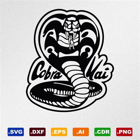 Instant Download Cobra Kai Cut File Cobra Kai Vector Digital Files