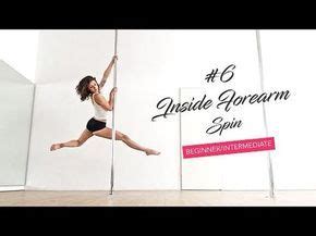 Intermediate Spinning Pole Dance Combo Inside Forearm Spin Spins