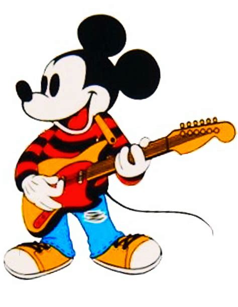 Pin De Lala En M Guitar Dibujos De Mickey Mouse Caricaturas Viejas