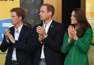 Prince William Kate Middleton Prince Harry Present At The Tour De France Finish In Yorkshire