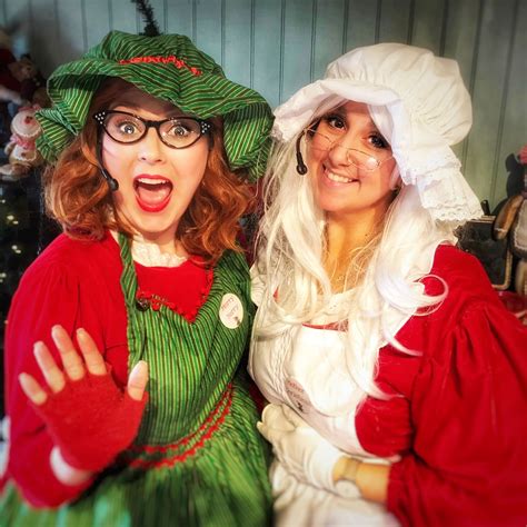 Mrs Claus And Betsy Bakewell Bluebell Dairy