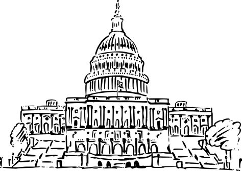 Download Capitol Building Sketch Royalty Free Vector Graphic Pixabay