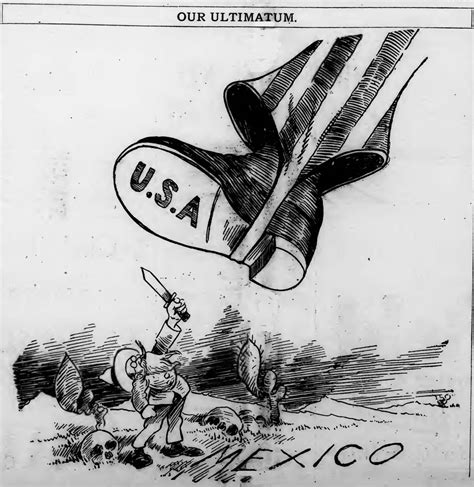 Berges Cartoon Blog 100 Years Ago War With Mexico